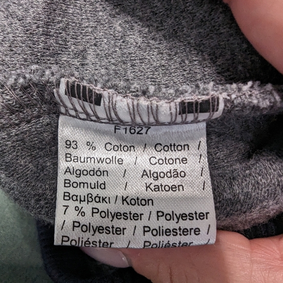 Lactose Size 32 Women's Short Sleeve Tennis Sweatshirt Gray - Picture 2 of 6